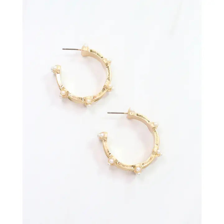 Venetian Pearl Hoop