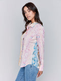 Charlie B Printed LS Blouse Wallpaper