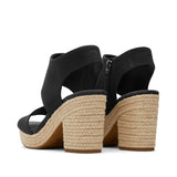 TOMS Majorca Black Basketweave Sandal