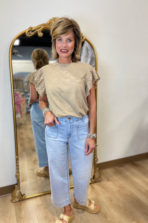 Renuar Bleach Washed Pant