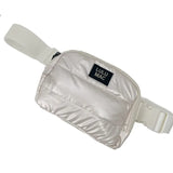 Lulu Mac Puffer Belt Bag Off White
