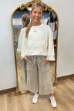 My Daisy Jane Lace Patch Top Ivory