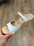 Corkys XOXO Wedge White
