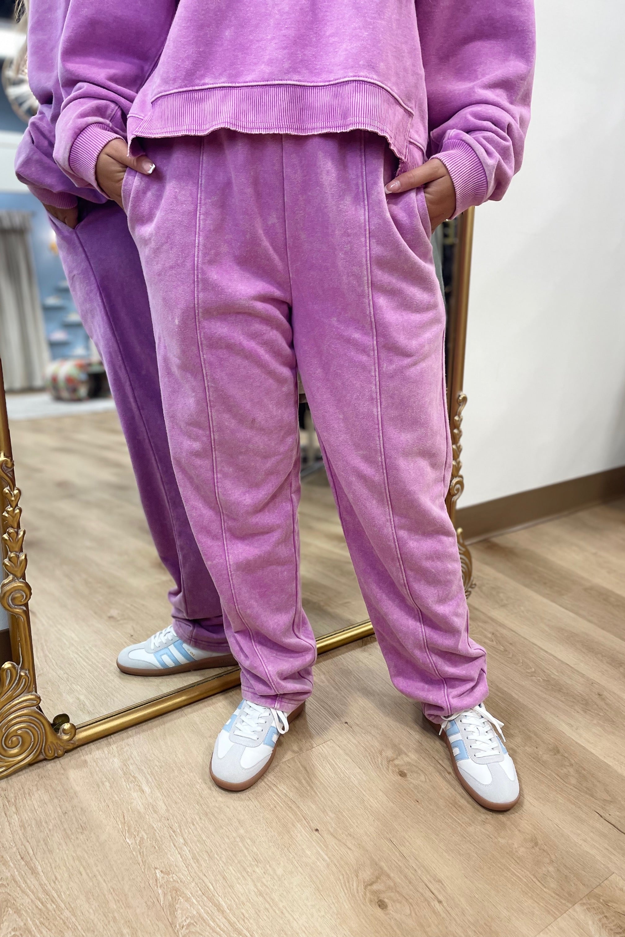 Very Comfy 2 Piece Pant Set Lilac