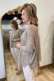 Renuar Sparkle Sweater Latte
