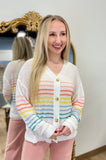 Mudpie Barker Cardigan White