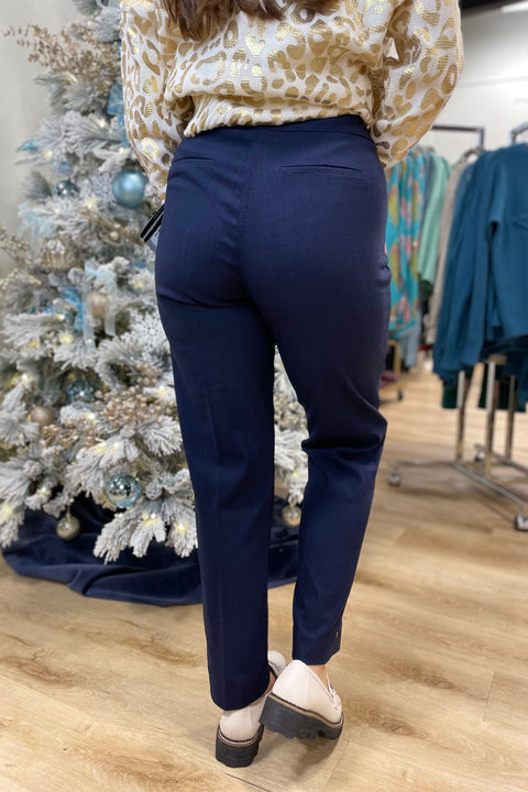 Multiples Pull Ankle Pant Midnight