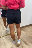 Active Shorts With Mesh Black