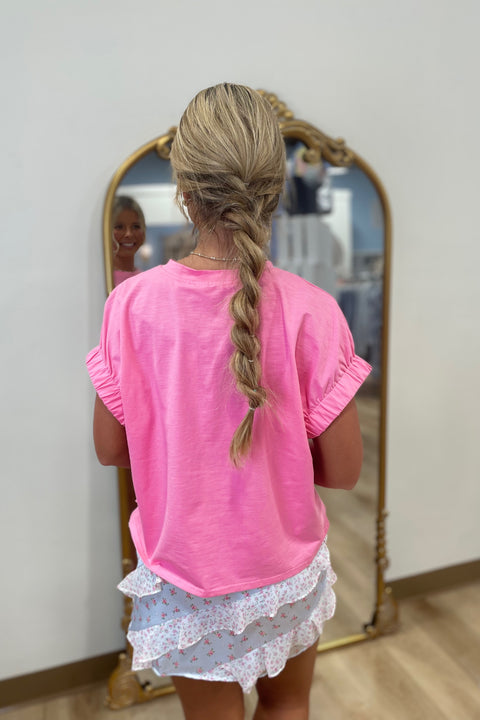 Shopping Spree Tee Pink