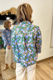 Fresh Floral Blouse Green