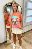 Rock & Roll World Tour 1989 Tee Orange