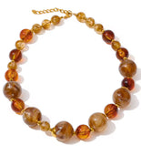 Acrylic Large Bead Necklace
