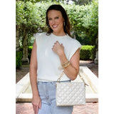 Caroline Hill Ariana Crossbody Pearl DQ