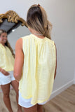 Elan Flowing Free Top Yellow