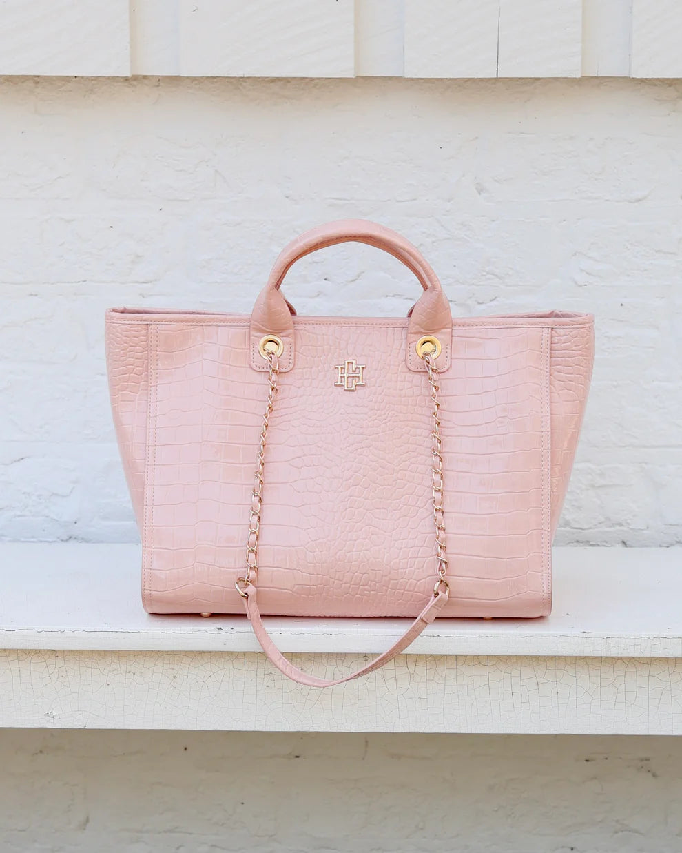 Caroline Hill Missy Tote Blush EC
