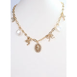 Mante Charm Necklace Gold