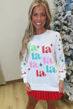 Mary Square Shelby Sweatshirt FA LA LA