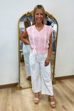 Ultra Girly Sweater Vest Pink