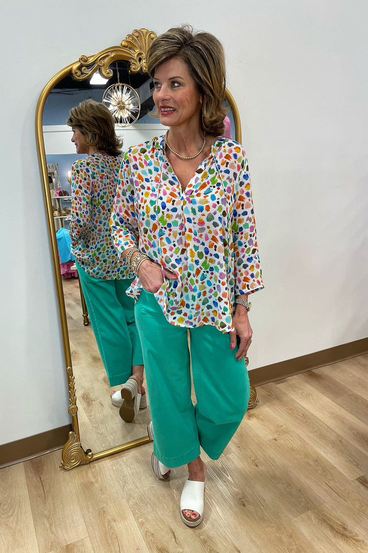 Renuar Woven Pant Jade