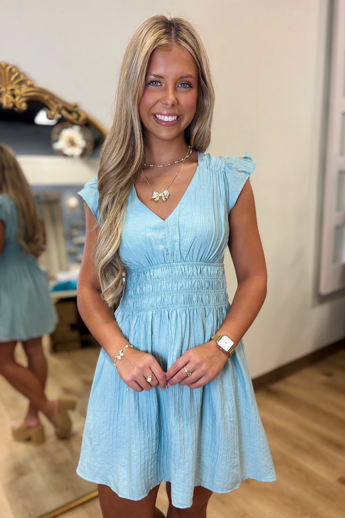 Sunday Stroll Dress Mint