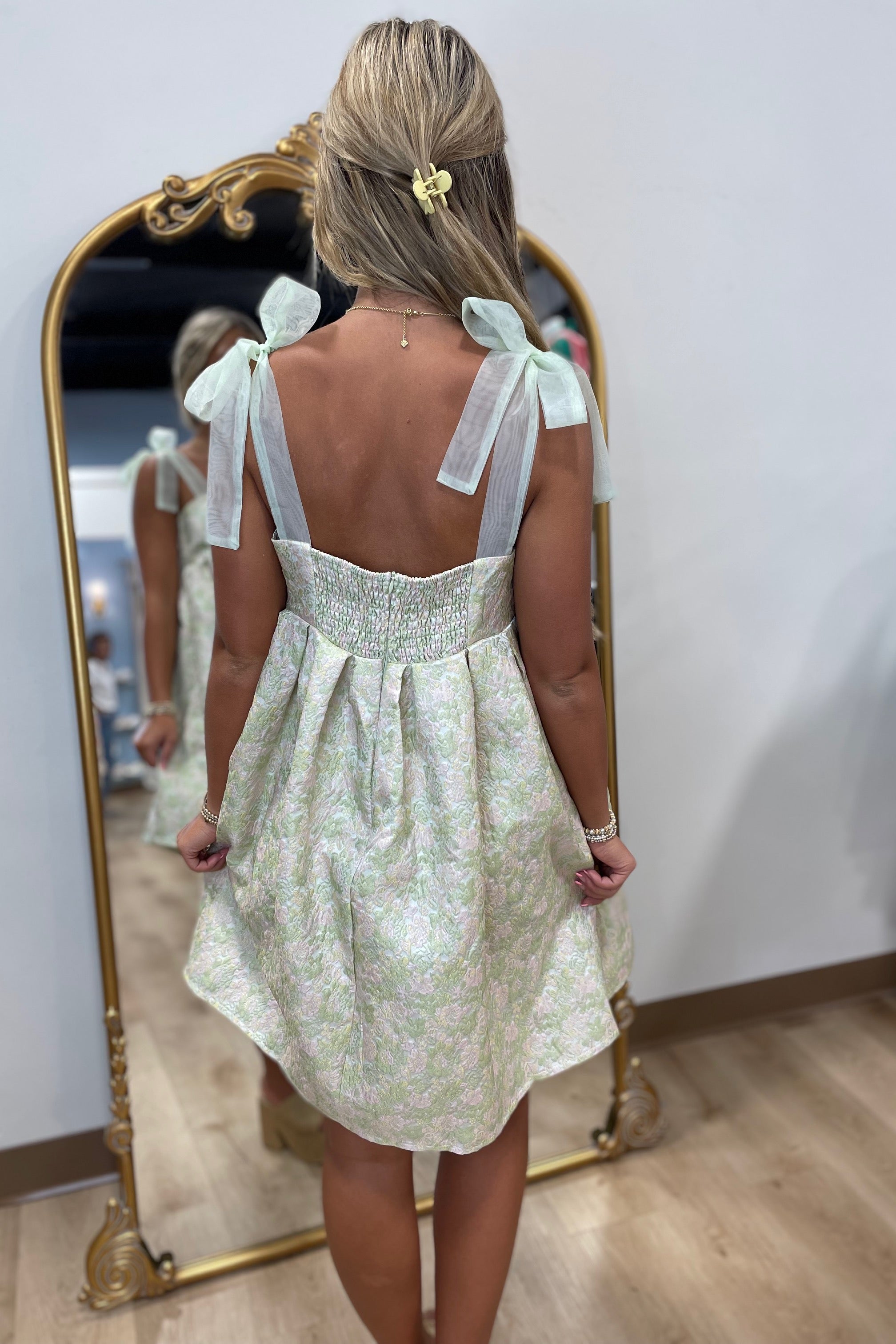 Perfect Party Dress Lime/Blush