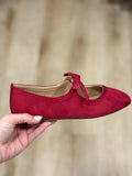 Corkys Layover Ballet Flats Red