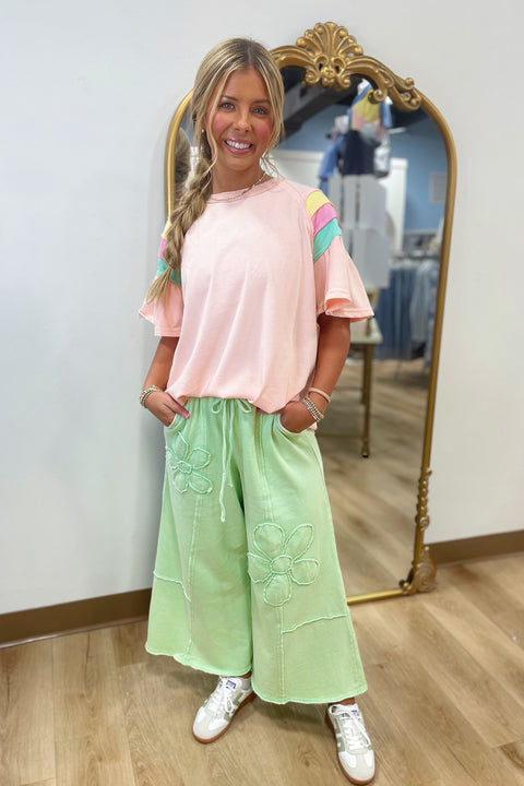 Easy Spring SS Pullover Blush