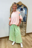 Tyler Floral Wide Leg Pant Apple Cider