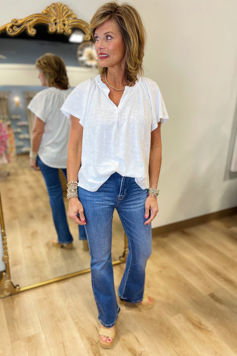 Dylan Jolie Blouse White