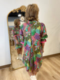 Umgee Fun Floral Dress Brown