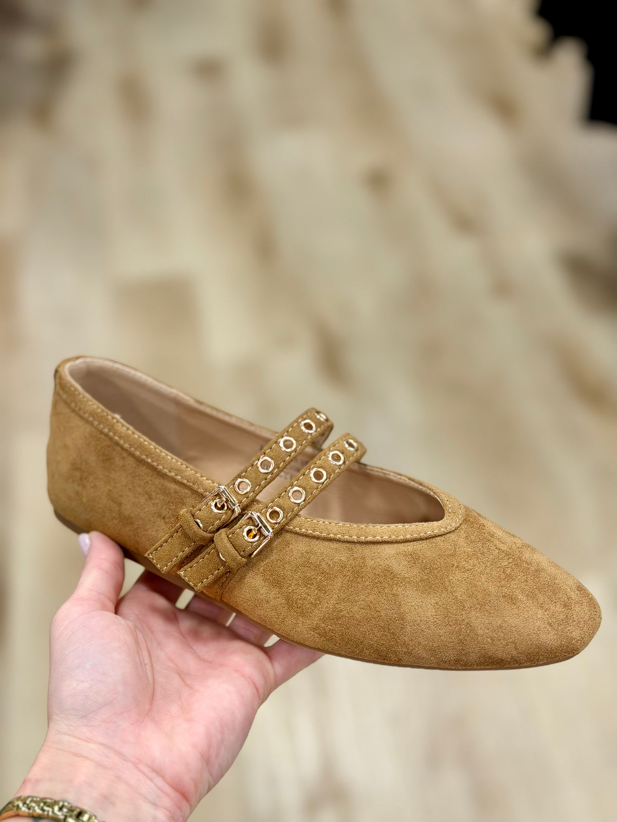Corkys All Eyes on Me Camel Faux Suede