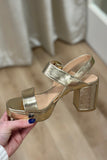 Tivola Platform Sandal Gold