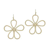 Metal Flower Earrings