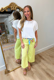 Dylan Caplet Tee White