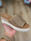 Toms Diana Mule Bronze Deco Basketweave