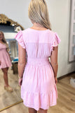 Company's Coming Dress Pink