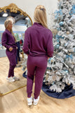 Softies Dreamtech 1/4 Zip Jogger Set Fig