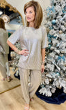 Twilight Glow 2 Piece Pant Set Silver