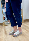 Multiples Pull On Crop Pant Midnight
