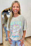 Puff Free Bird World Tour Tee Mocha