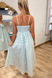 Blue Pansy Dress