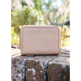 Caroline Hill Nadine Zippered Wallet Tan