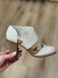Toms Milan Block Heel Shoe Natural