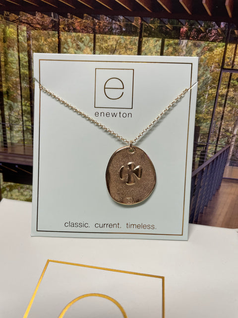 E Newton 16" Necklace Inspire Gold Charm