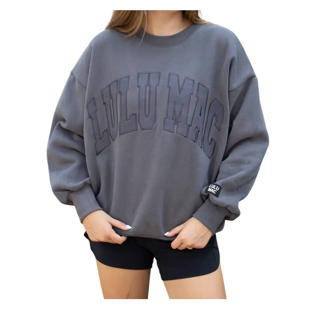 Lulu Mac Sweatshirt Dark Grey