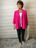 Multiples  Pull On Ankle Pant w Real Front Pockets Grey