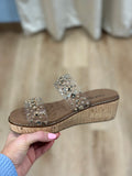 Corkys Yes Please Clear Sandals w Studs