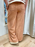 Good to Go Wide Leg Pant Brown Sugar
