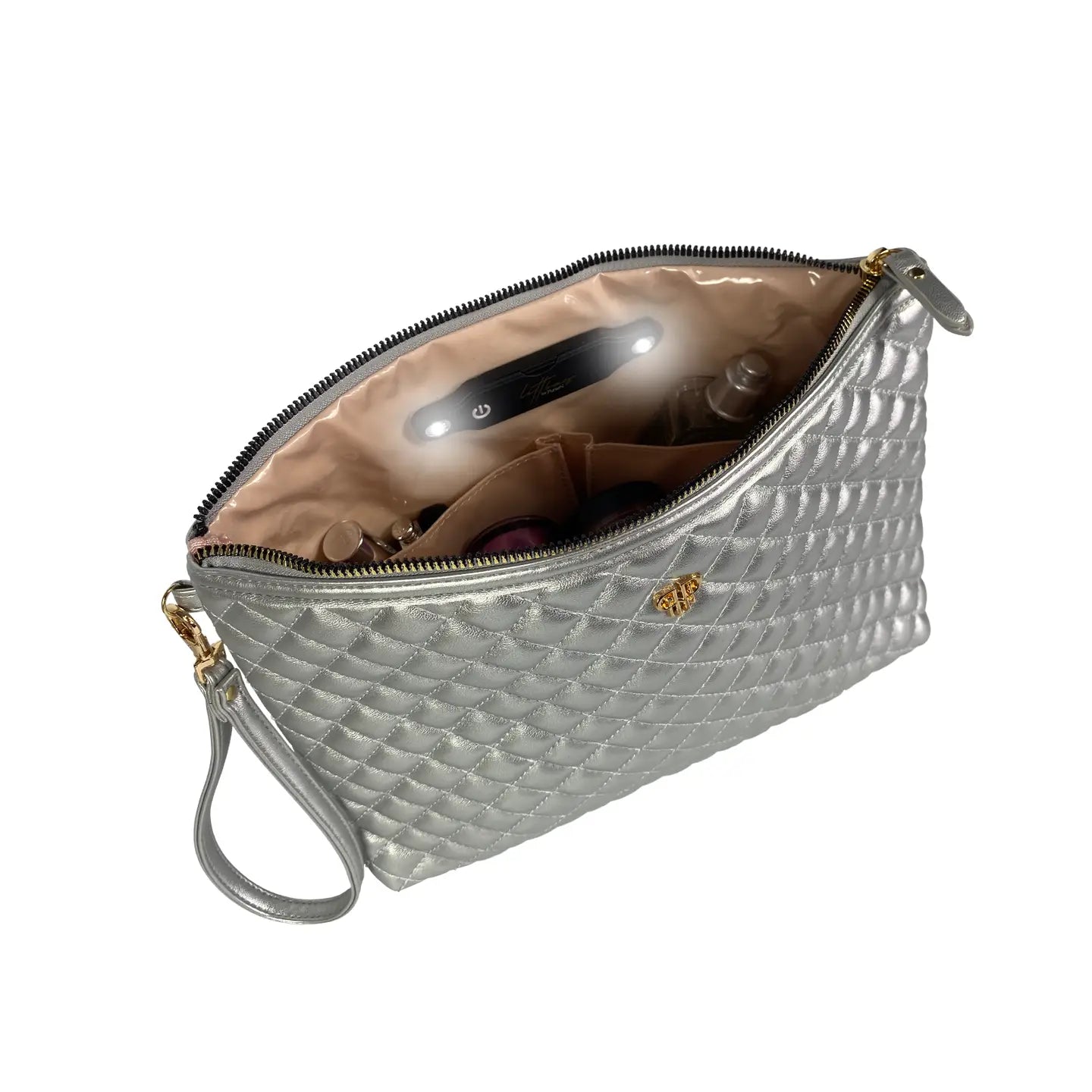 PurseN Litt Makeup Case Silver