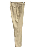 Multiples Pull On Ankle Pant Khaki